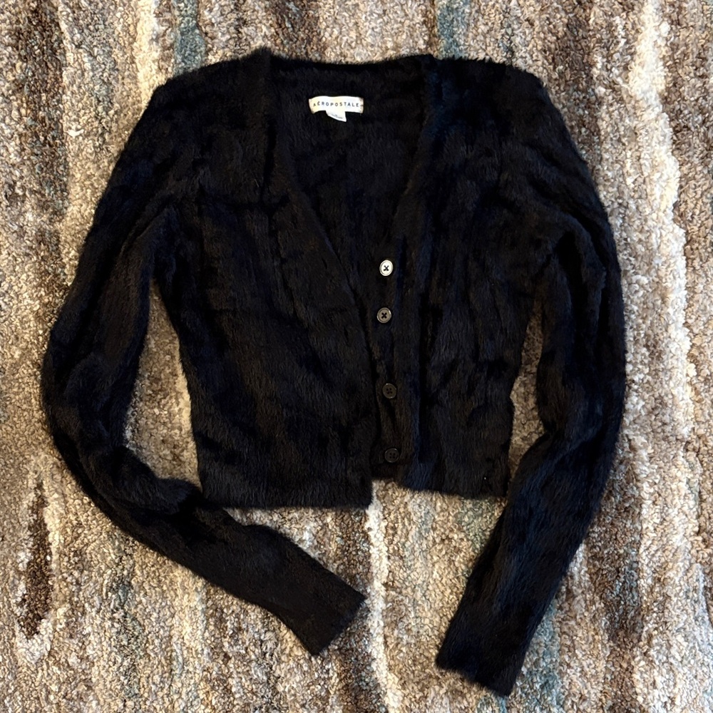 Black cardigan, very soft